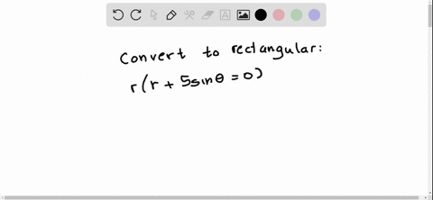find-a-rectangular-equation-that-has-the-same-graph-as-the-given-polar-equation-r5-sin-theta0
