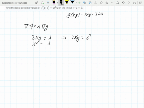 find-the-local-extreme-values-of-fx-yx2-y-on-the-line-xy3