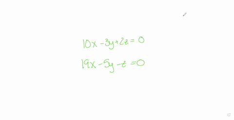solve-the-system-of-linear-equation-any-solution-algebraically-leftbeginarrayl-10-x-3-y2-z0-19-x-5-y