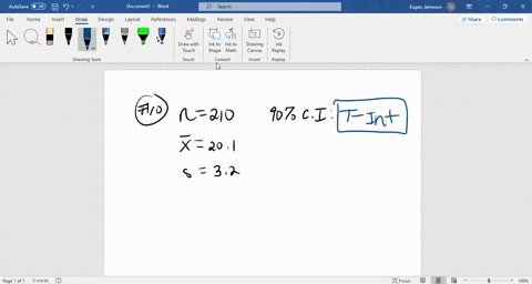 construct-the-appropriate-confidence-interval-a-simple-random-sample-of-size-n210-is-drawn-from-a-po