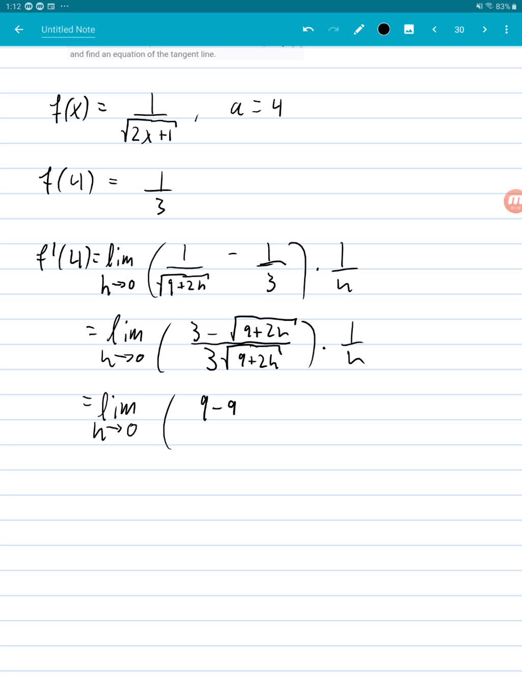 solved-in-exercises-29-46-use-the-limit-definition-to-compute-f-a