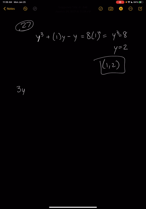 in-exercises-27-32-find-the-equation-of-the-tangent-line-at-the-given-value-of-x-on-each-curve-y3x-y