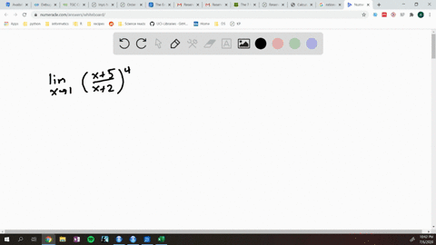evaluate-limit-and-justify-your-answer-lim-_x-rightarrow-1leftfracx5x2right4