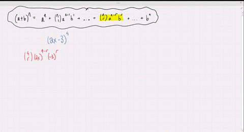 SOLVED:What is the coefficient of x^{9} in (2-x)^{19}