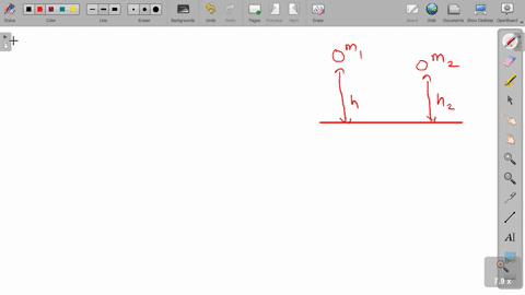 two-bodies-of-masses-m_1-and-m_2-fall-from-heights-h_1-and-h_2-respectively-the-ratio-of-their-veloc
