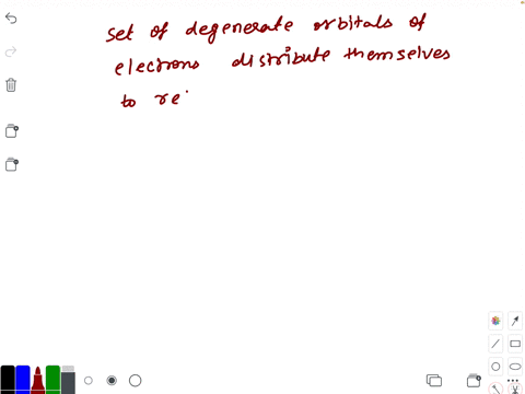 in-a-set-of-degenerate-orbitals-the-electrons-distribute-themselves-to-retain-similar-spins-as-far-a