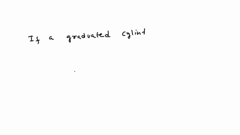 suppose-a-graduated-cylinder-were-not-correctly-calibrated-how-would-this-affect-the-results-of-a-me