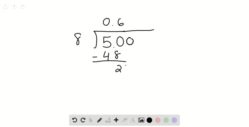 SOLVED Find Decimal Notation 5 8 