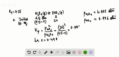 at-a-particular-temperature-k_mathrmp025-for-the-reaction-mathrmn_2-mathrmo_4g-rightleftharpoons-2-m