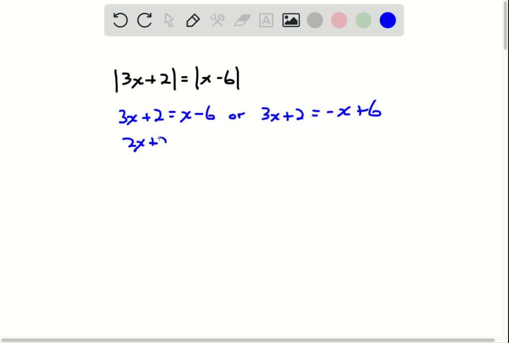 SOLVED:3|x-2|+6>9