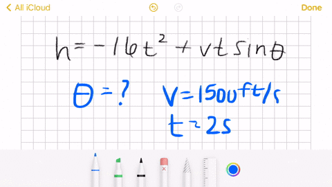 if-a-projectile-such-as-a-bullet-is-fired-into-the-air-with-an-initial-velocity-v-at-an-angle-of-e-5