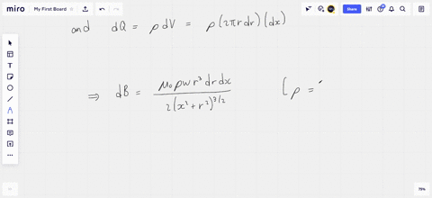 a-sphere-of-radius-r-has-a-constant-volume-charge-density-rho-determine-the-magnetic-field-at-the-ce