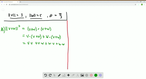 assume-that-mathbfv3-iw-5-and-that-the-angle-between-mathbfv-and-w-is-thetafracpi3-beginequationbegi