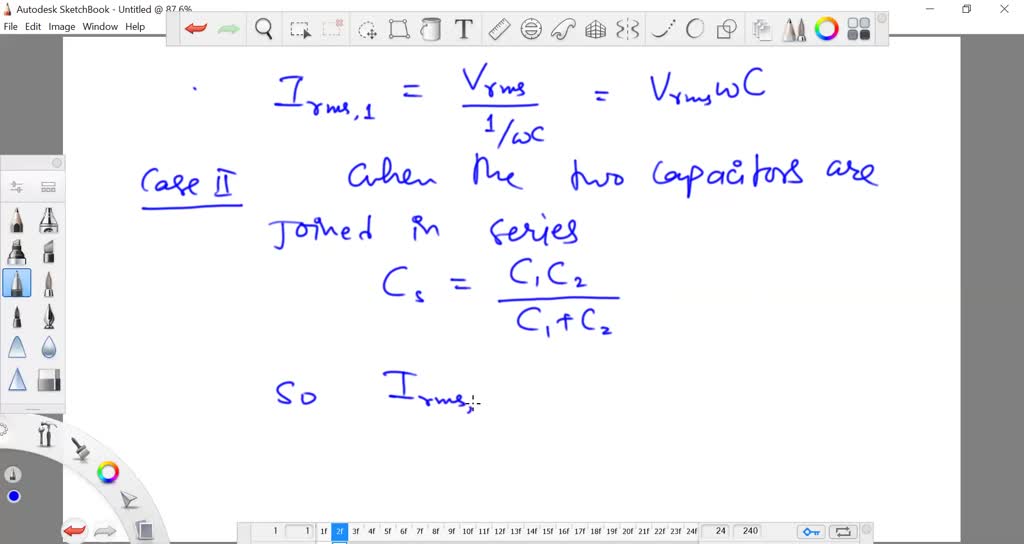 SOLVEDA capacitor (capacitance C1 ) is connected across the terminals