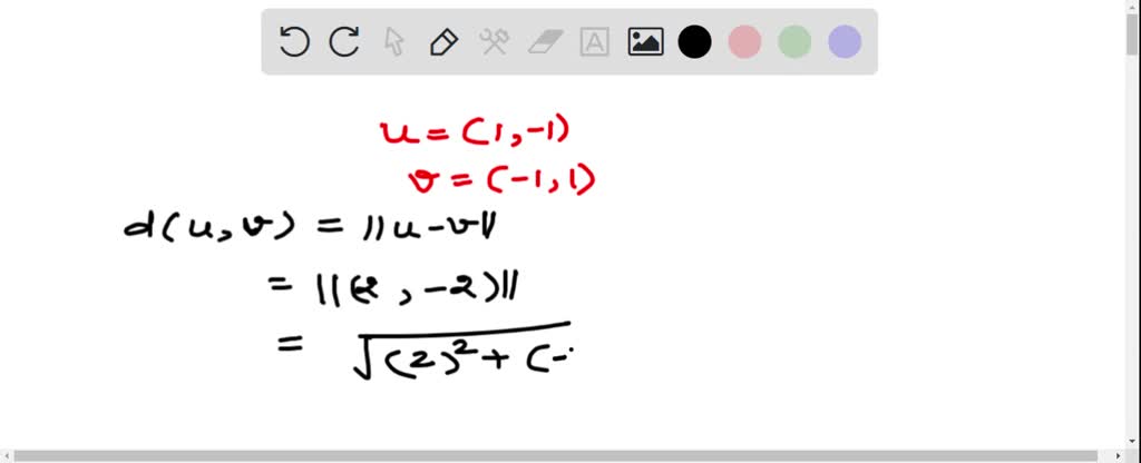 SOLVED:The Distance Between Two Numbers, find the distance between a ...