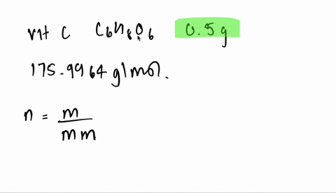 a-tablet-contains-500-mg-vitamin-mathrmc-mathrmc_6-mathrmh_8-mathrmo_6-how-many-moles-and-molecules-
