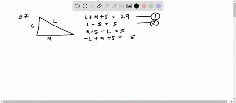 the-perimeter-of-a-triangle-is-29-mathrmcm-the-longest-side-is-5-mathrmcm-longer-than-the-shortest-2