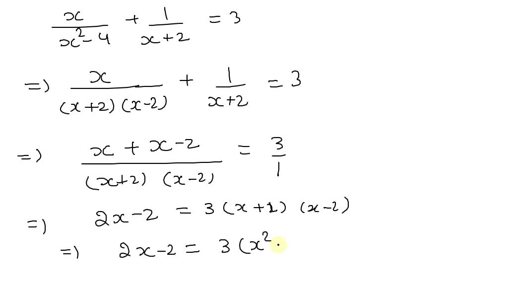 SOLVED:Solving an Equation Involving Fractions Find all solutions of ...