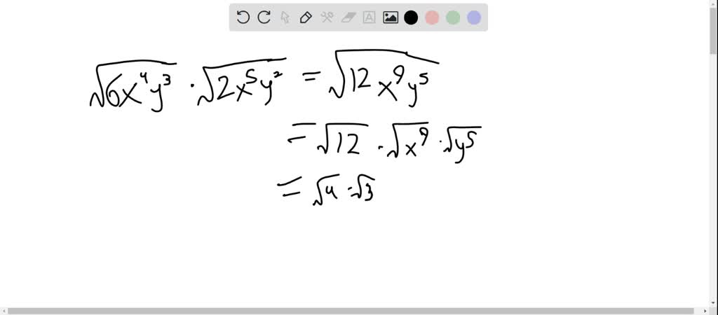 Simplify Each Expression. All Variables Of Square…