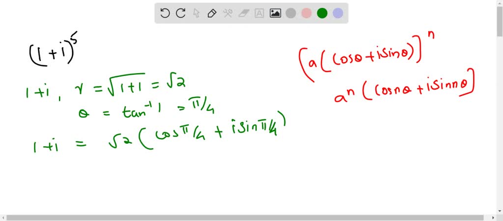 SOLVED:Use DeMoivre's Theorem to find the power of the complex number ...