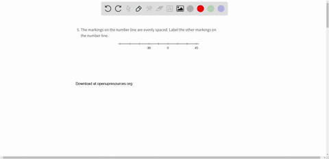 the-markings-on-the-number-line-are-evenly-spaced-label-the-other-markings-on-the-number-line-2