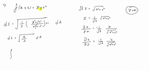 integrate-the-given-function-over-the-accompanying-surface-fx-y-zx-y-z2-where-s-is-the-portion-of-th