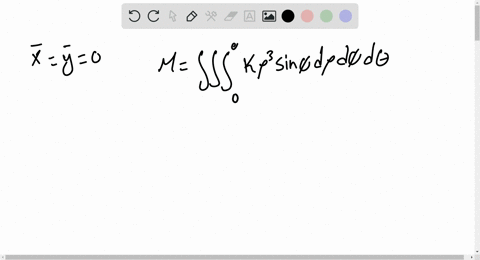 find-the-center-of-gravity-of-the-solid-hemisphere-bounded-by-zsqrta2-x2-y2-and-z0-if-the-density-is