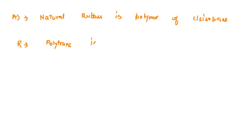 SOLVEDNotice the (Z) configuration of the alkenes in natural rubber
