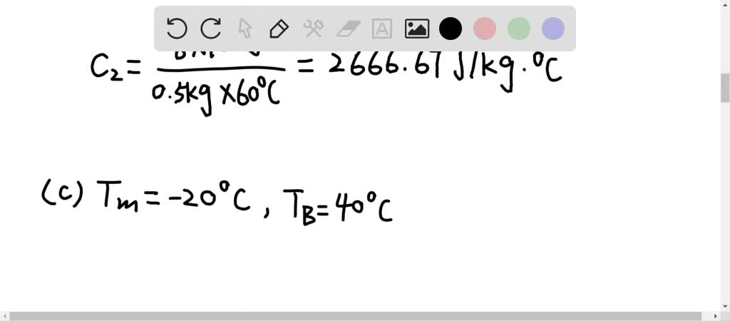 SOLVED: I An experiment measures the temperature of a 500 g substance ...