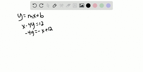 write-the-equation-in-the-form-ym-xb-x-4-y12