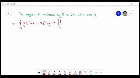 use-greens-theorem-to-evaluate-the-line-integral-along-the-given-positively-oriented-curve-int_c-y-e