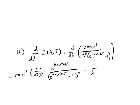 a-derive-wiens-displacement-law-from-plancks-law-proceed-as-follows-in-figure-393-notice-that-the-wa
