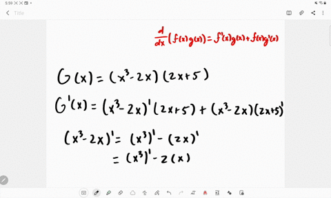 differentiate-gxleftx3-2-xright2-x5