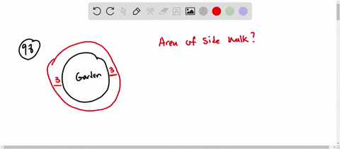 a-sidewalk-with-a-uniform-width-of-3-feet-is-to-be-placed-around-a-circular-garden-with-a-diameter-o