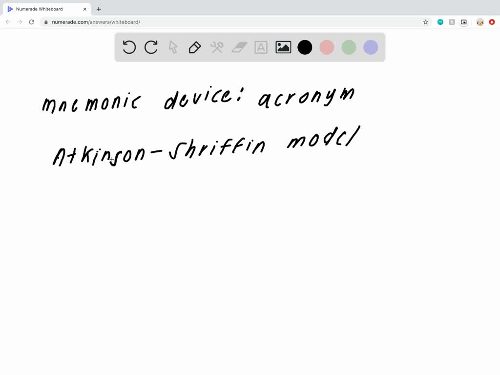 SOLVEDCreate a mnemonic device to help you remember a term or concept