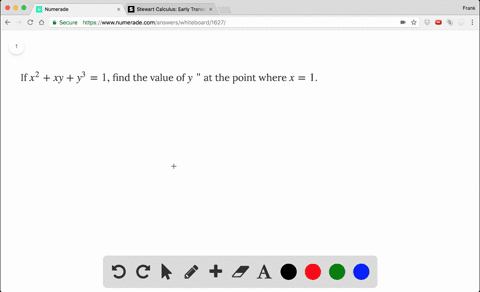 Solved If X 2 Xy Y 3 1 Find The Value Of Y