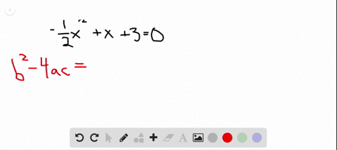 determine-whether-the-equation-has-two-solutions-one-solution-or-no-real-solution-frac12-x2x30