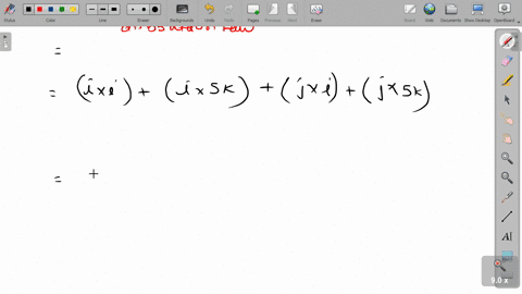 find-the-indicated-scalar-or-vector-without-using-27-or-9-mathbfimathbfj-timesmathbfi5-mathbfk