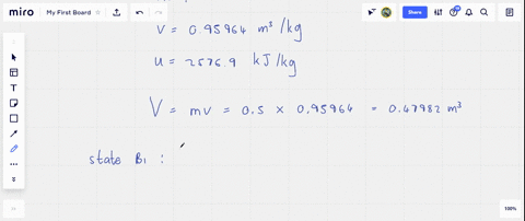 the-cylinder-volume-below-the-constant-loaded-piston-has-two-compartments-a-and-b-filled-with-water-