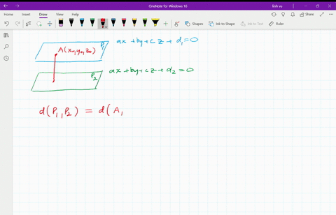 show-that-the-distance-between-the-parallel-planes-a-xb-yc-zd_10-and-a-xb-yc-zd_20-is-dfracleftd_1-3