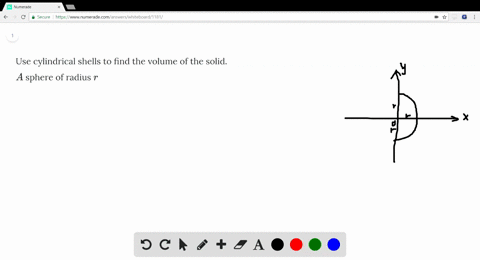use-cylindrical-shells-to-find-the-volume-of-the-solid-a-sphere-of-radius-r