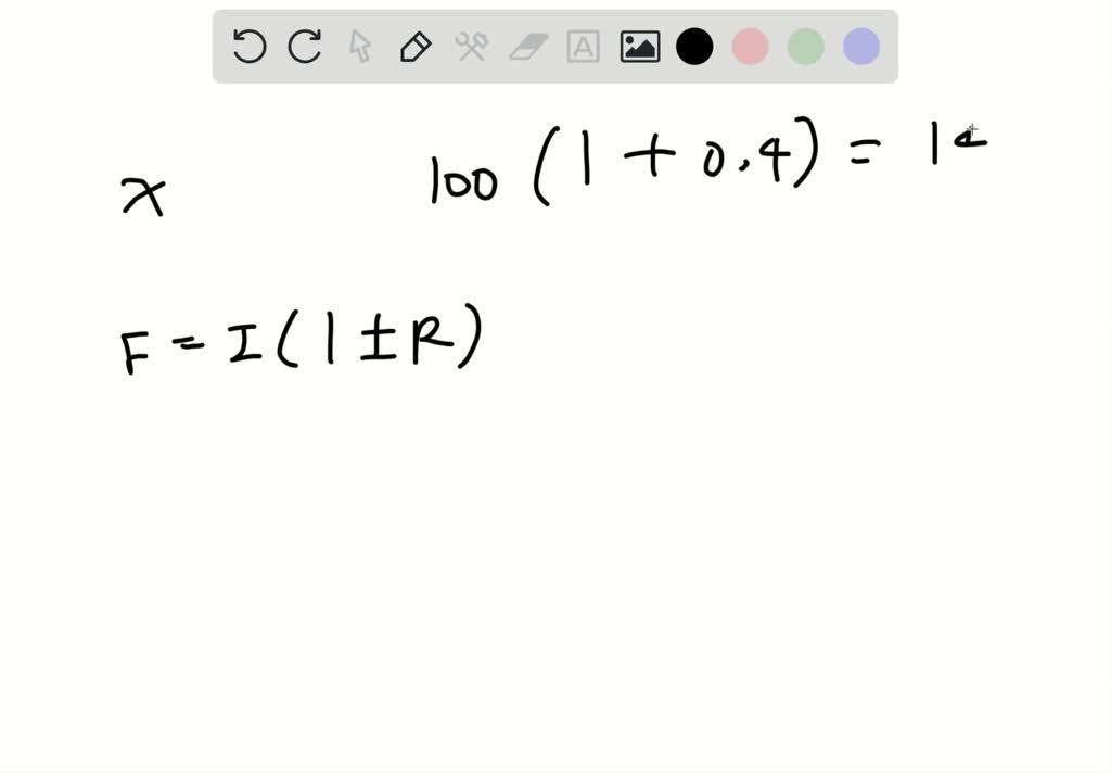 SOLVED: A number is increased by 40 %, and the resulting number is then ...