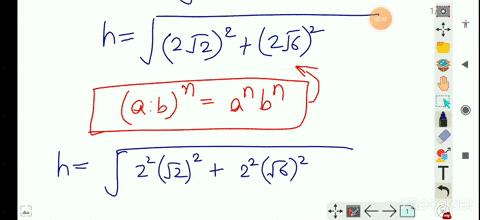 solve-the-given-problems-the-two-legs-of-a-right-triangle-are-2-sqrt2-and-2-sqrt6-units-long-what--2