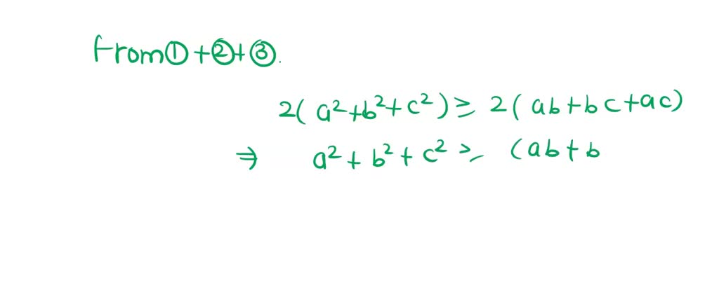 ⏩SOLVED:A Is Larger Than B, And B Is Larger Than C. Since Anything ...