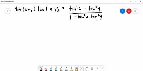 SOLVED:For Exercises 41–62, Verify The Identity. (See Examples 6–7) Tan ...