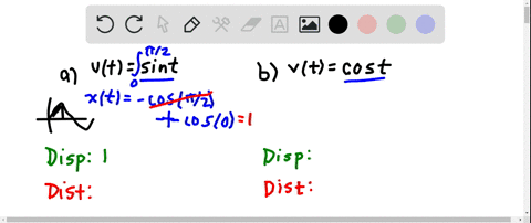 a-particle-moves-with-a-velocity-of-vt-mathrmm-mathrms-along-an-mathrms-axis-find-the-displacement-a