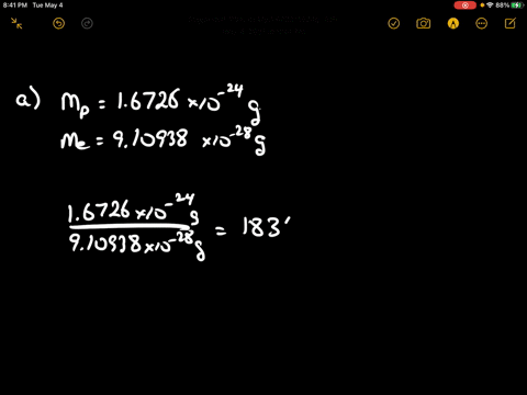 the-positively-charged-particle-in-an-atom-is-called-the-proton-a-calculate-how-much-heavier-a-proto