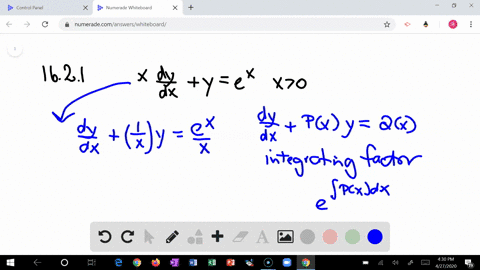 solve-the-differential-equations-x-fracd-yd-xyex-quad-x0-2