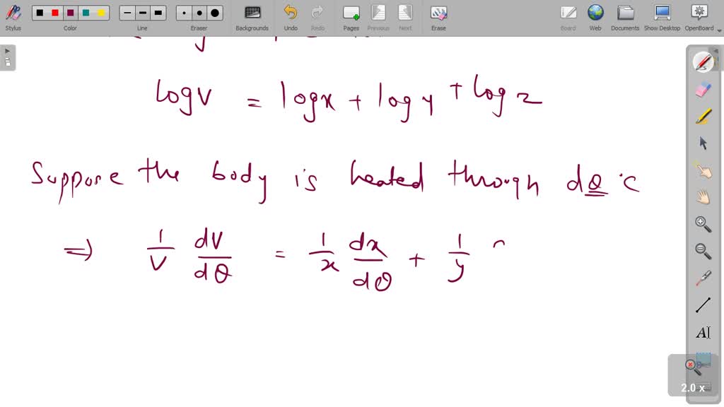 An anisotropic material has coefficients of linear thermal expansion $\alpha_{1}, \alpha_{2}$ and $\alpha_{3}$ along $x, y$ and $z$ -axis respectively. Coefficient of cubical expansion of its material will be equal to
(a) $\alpha_{1}+\alpha_{2}+\alpha_{3}$
(b) $\alpha_{1}+2 \alpha_{2}+3 \alpha_{3}$
(c) $3 \alpha_{1}+2 \alpha_{2}+\alpha_{3}$
(d) $\frac{\alpha_{1}+\alpha_{2}+\alpha_{3}}{3}$