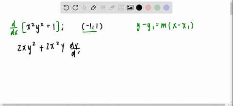 find-the-equation-of-the-tangent-line-at-the-given-point-on-each-curve-x2-y21-quad-11